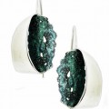 Arior Barcelona  oorhangers gala emerald green