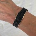Arior Barcelona  armband Intenzza Golden Black medium
