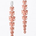 Fabnora by Boltenstern Oorringen Zirconia silver rhodium or gold plated