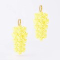 Fabnora by Boltenstern Oorringen Zirconia silver rhodium or gold plated