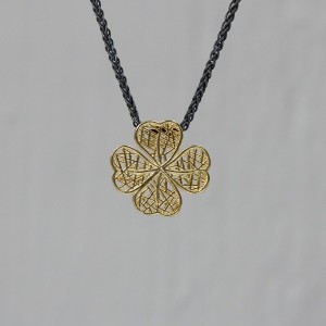 collier + 3D goud hanger
