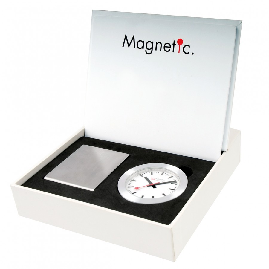 Mondaine magneetklokje 5cm  M660.30318.81SBB