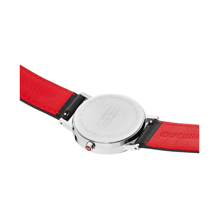 Mondaine classic 36mm day date M667.30314.11SBB glans