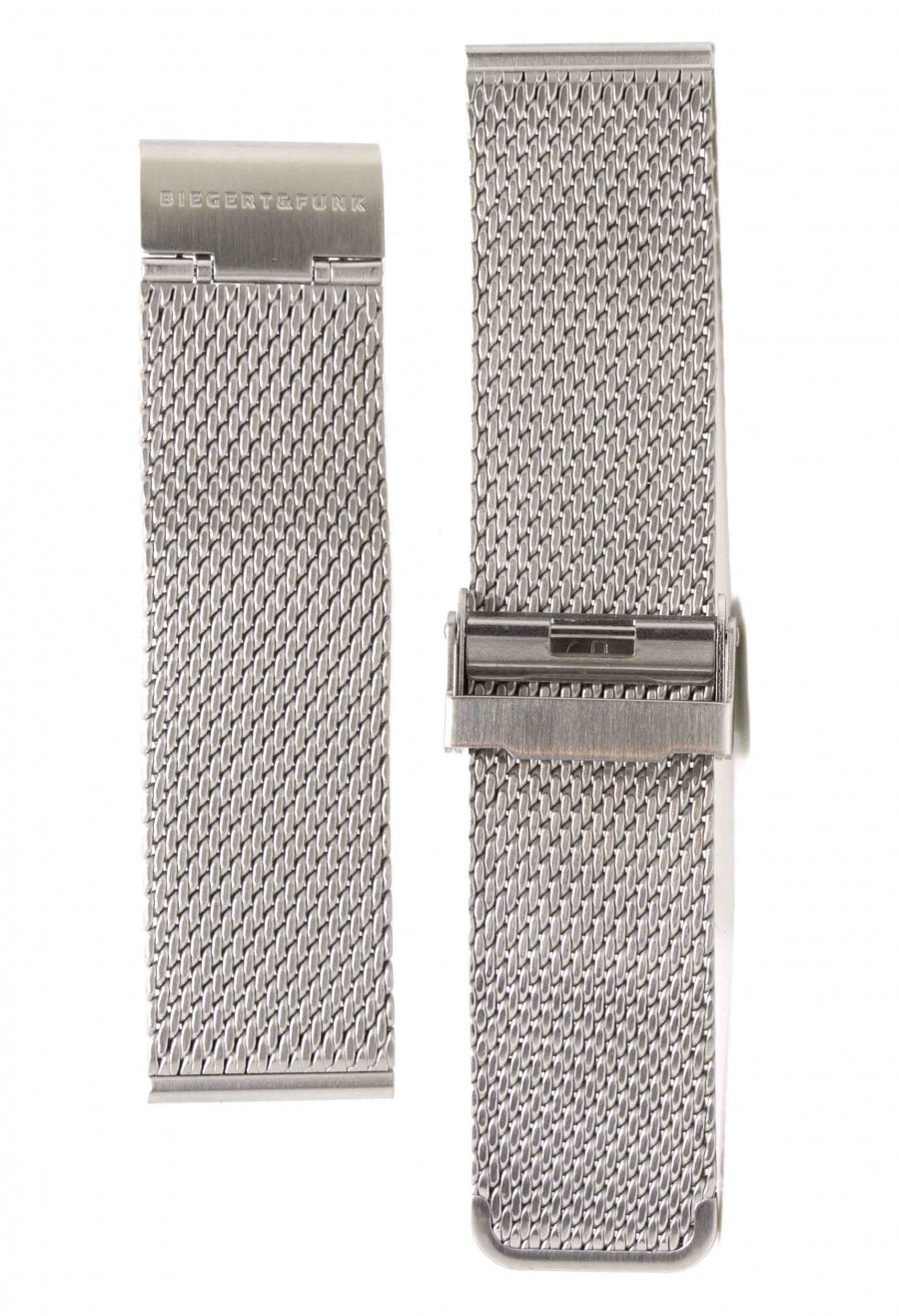 QLOCKTWO - QLOCKTWO W - edelstaal milanese - Koster Rijswijk