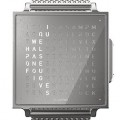 QLOCKTWO W NL fine steel