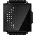QLOCKTWO W NL black steel