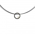 Schwab carbon hanger met collier hanger met collier 0,09crt