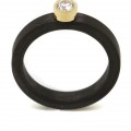 Schwab carbon ring 3,5 mm / 0,21crt